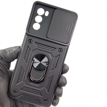 5in1 smūgiams atsparus dėklas su žiedu ir kameros apsauga (Motorola Moto G62 5G)